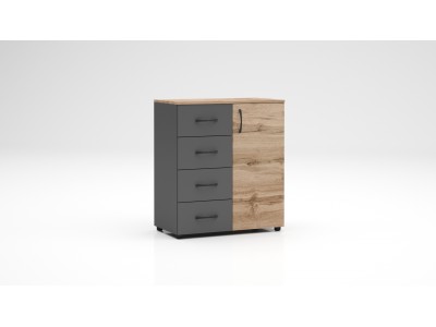 Скрин Аполо 5 (дъб вотан/антрацит)